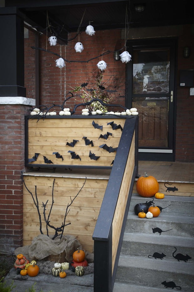 Creative Halloween porch