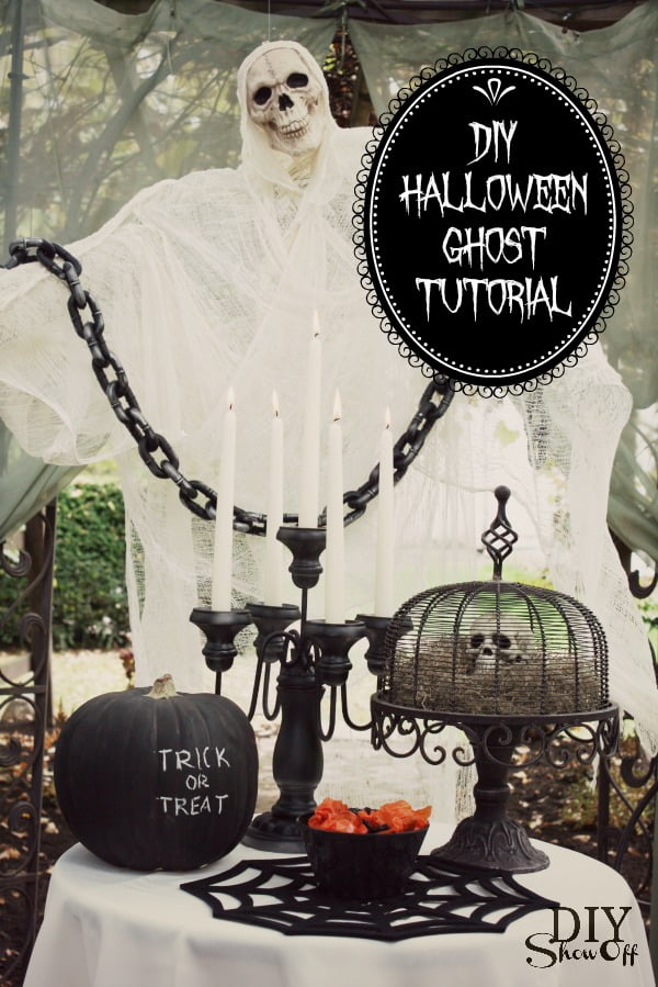 DIY Halloween Ghost