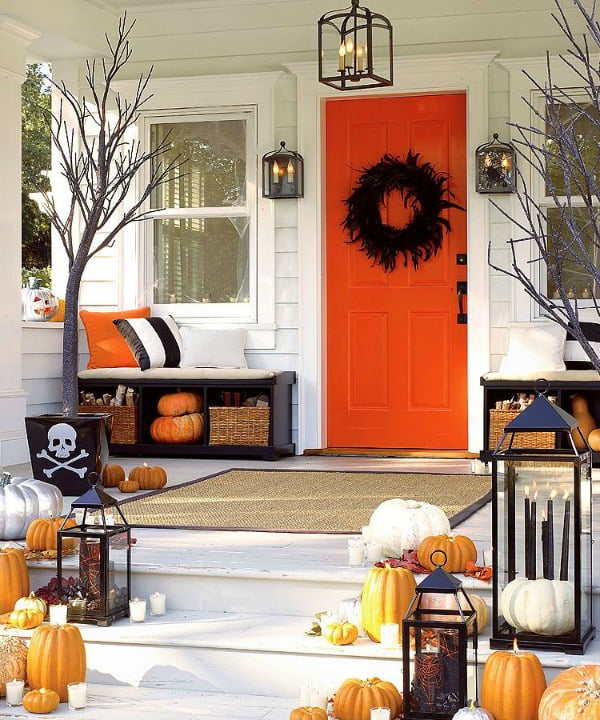 Funky Halloween Porch