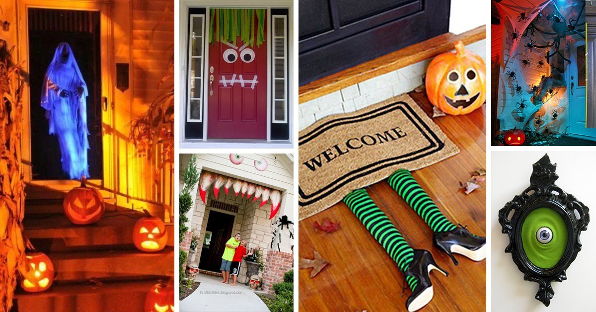 Featured image for 63 Best Halloween Door Decorations for 2023