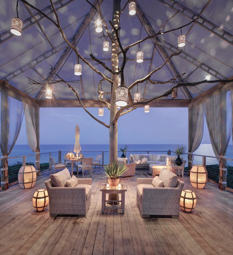 Magical Oceanside Patio Design