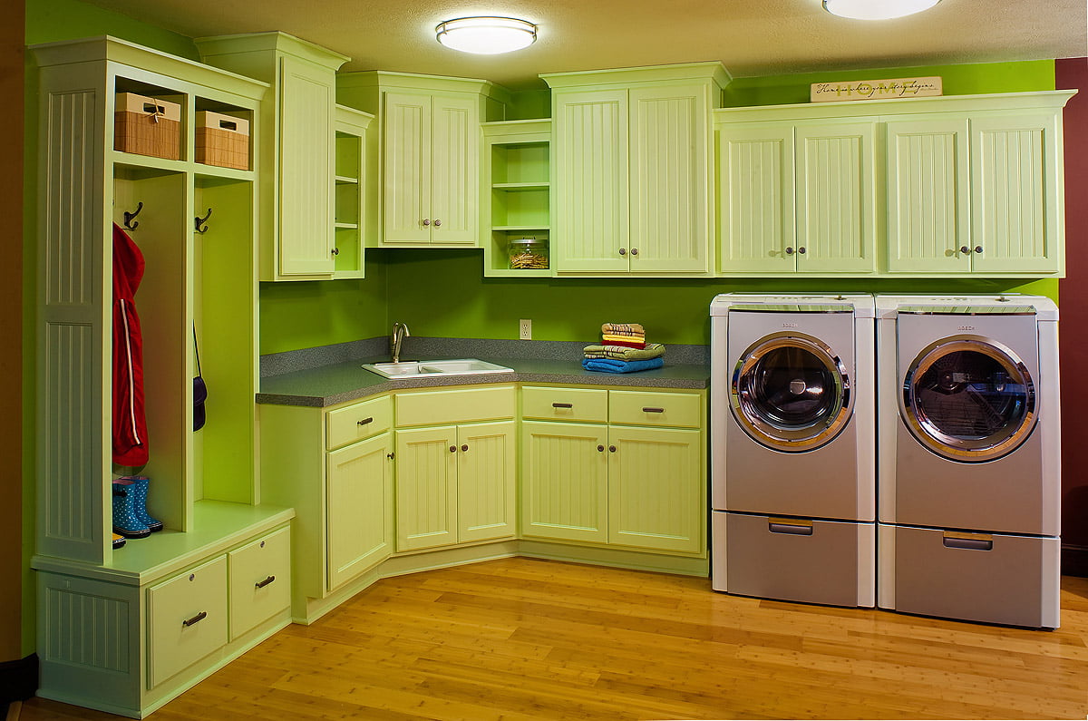 Laundry Room Meets Mudroom