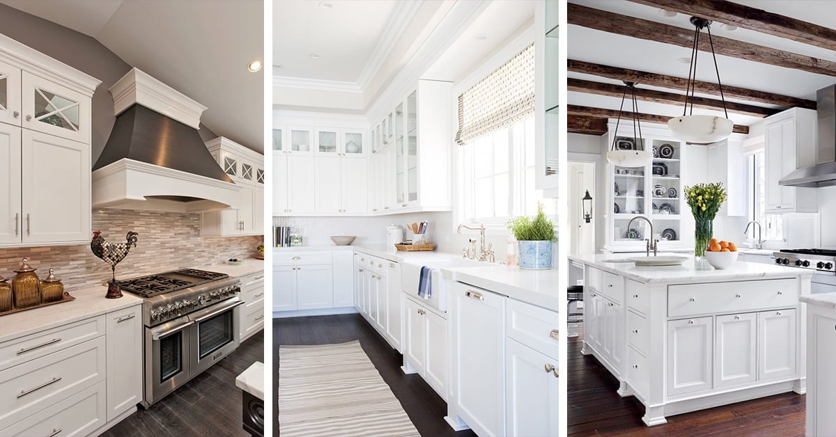 Featured image for “46 Best White Kitchen Cabinet Ideas and Designs”