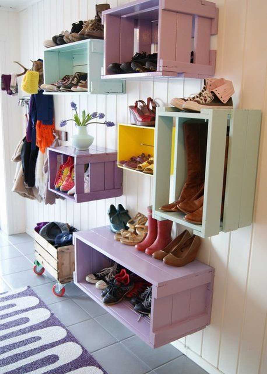 Wooden Cabinet Storage Solution