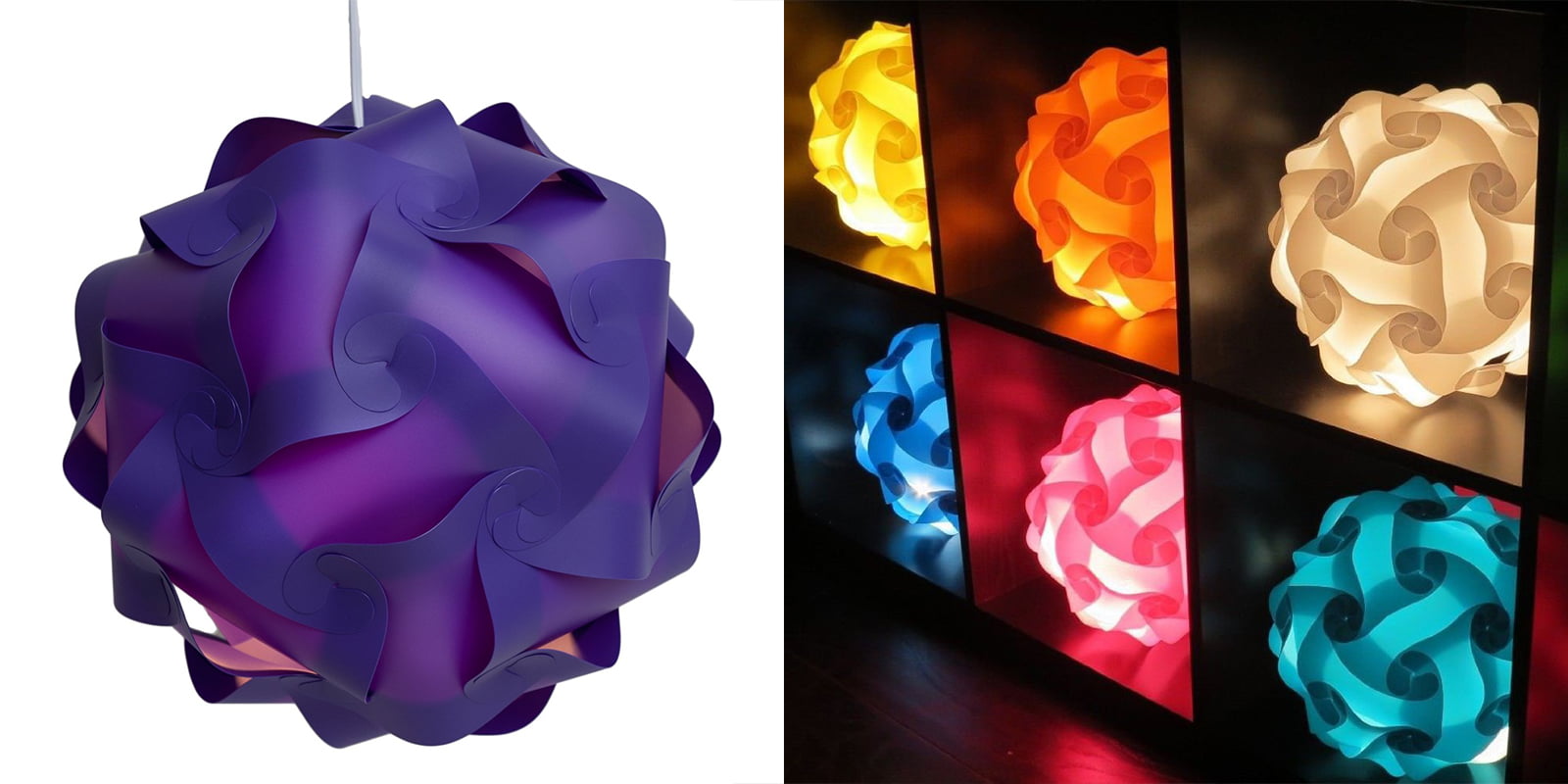 Niki Nu Lites Puzzle Lamp in Various Colors