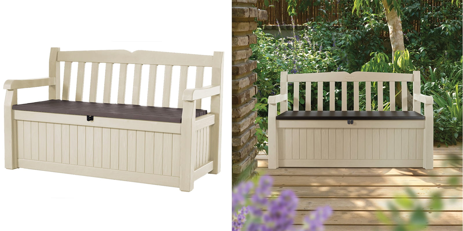 Patio Chair - Outdoor Patio Storage Bench