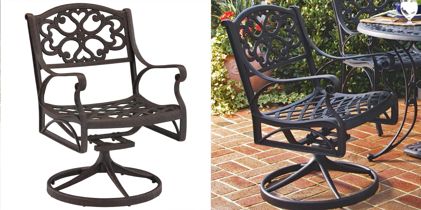 Patio Chair - Swivel-Rocking Arm Chair