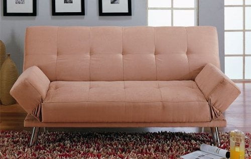 Sleeper Sofa - Tan Microfiber Sofa Bed