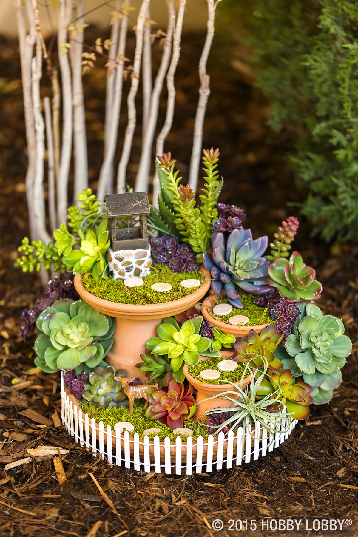 A Quiet DIY Fairy Garden Wishing Well