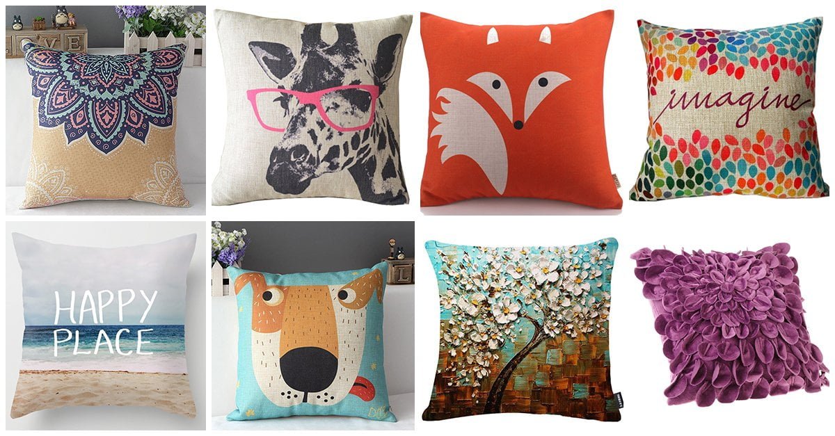 Featured image for “Upgrade Your Living Room and Bedrooms With These 40 Throw Pillows”