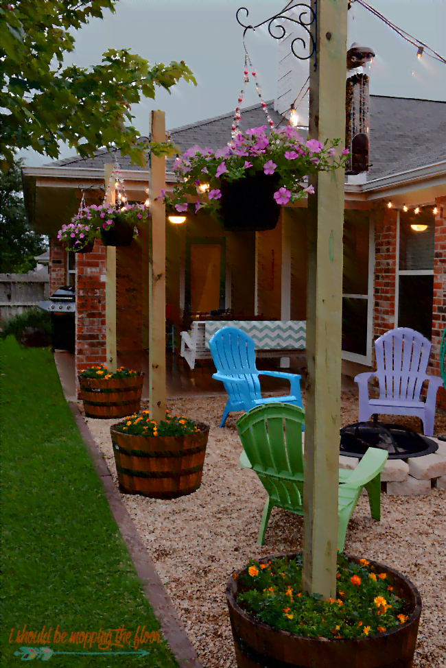 Playful Mix and Match Seating and Fire Pit