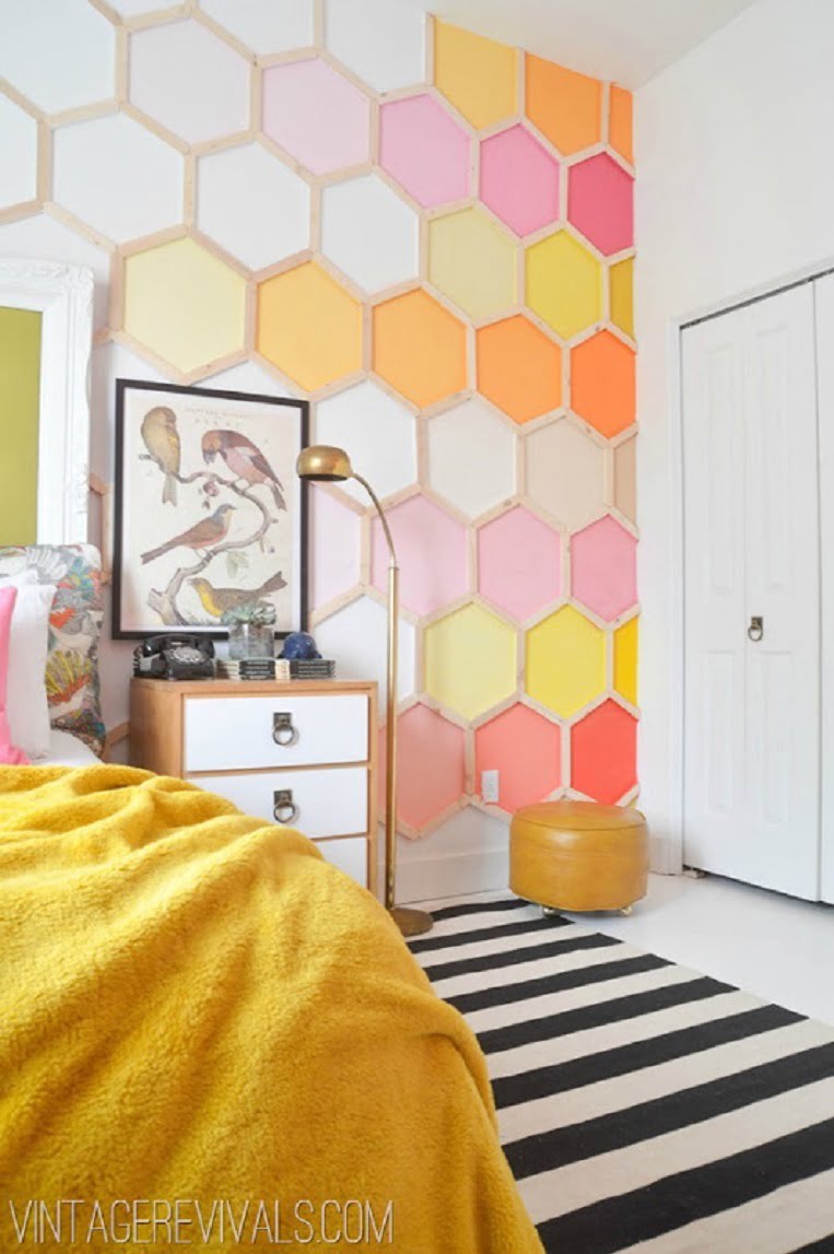 Honeycomb Accent Wall