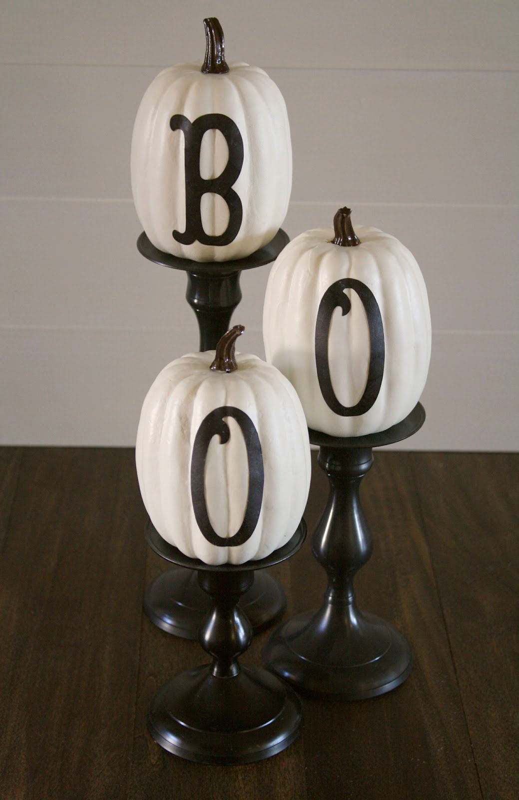 Stylish Letters Sweeten Pumpkins