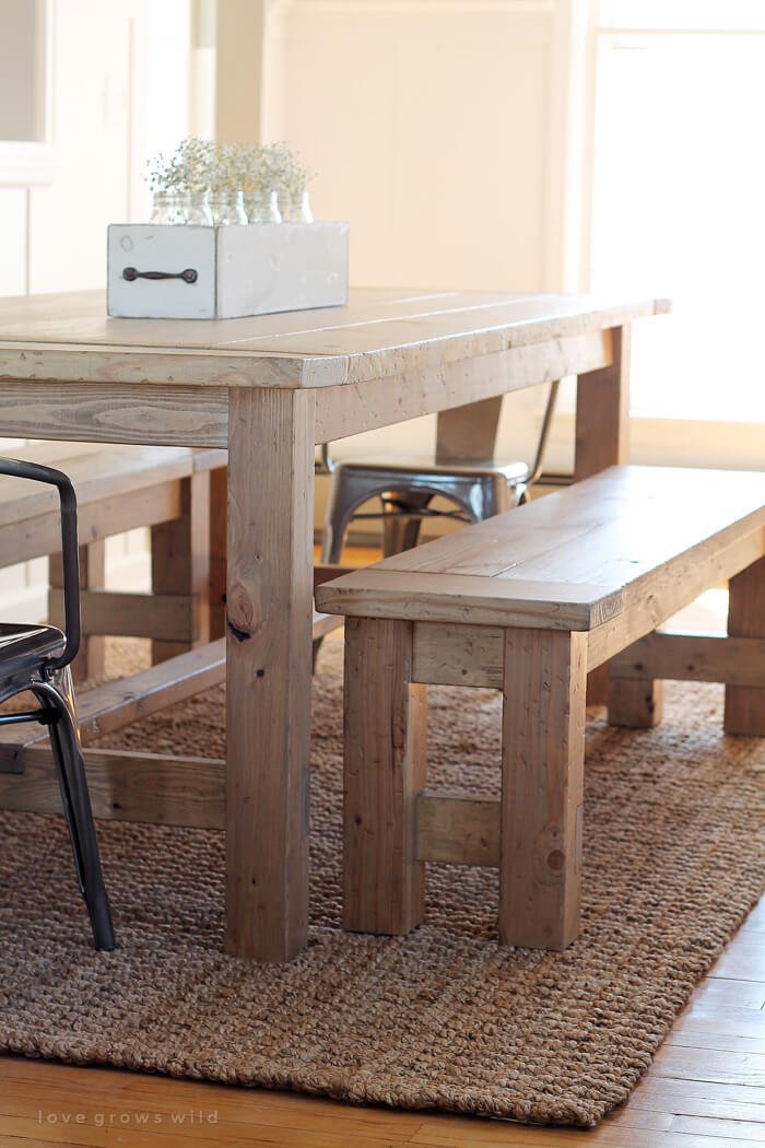 Picnic Tables in a Dining Room? Absolutely!