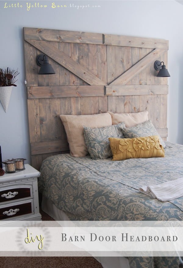 Create Your Own Barn Door Headboard