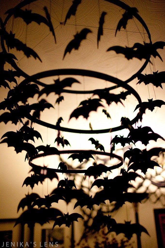 Bat Chandelier Inspires, Delights