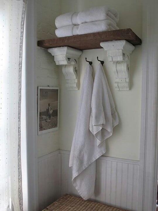 Reclaimed Cornice Shelving