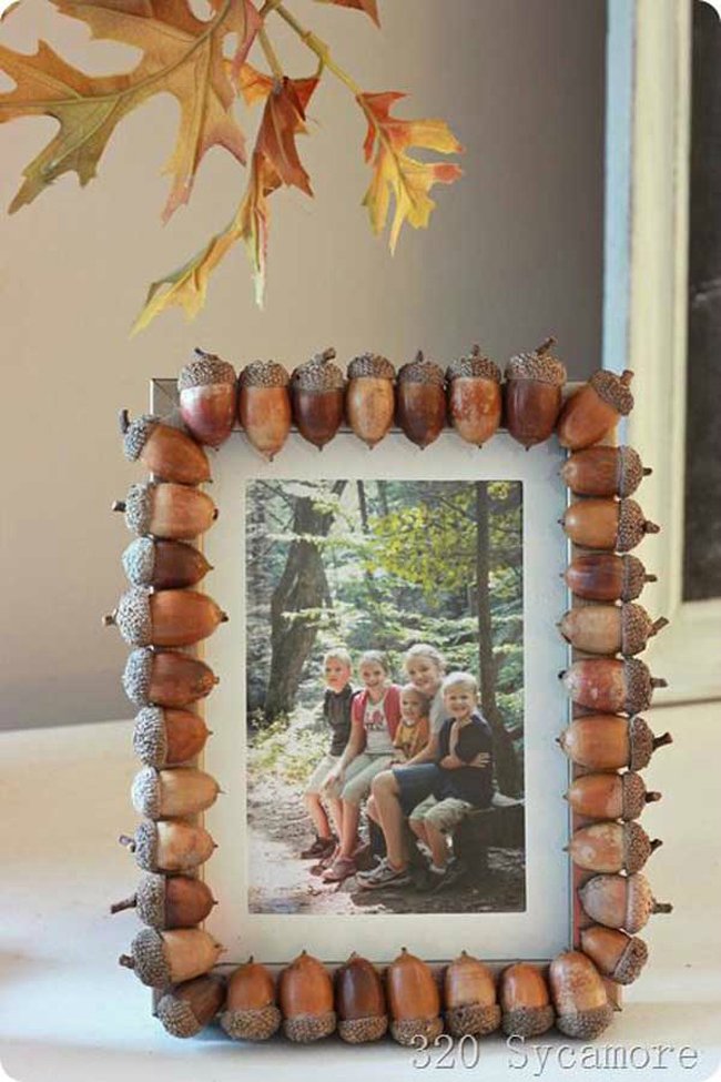 An Acorn Frame is Cute as Can be