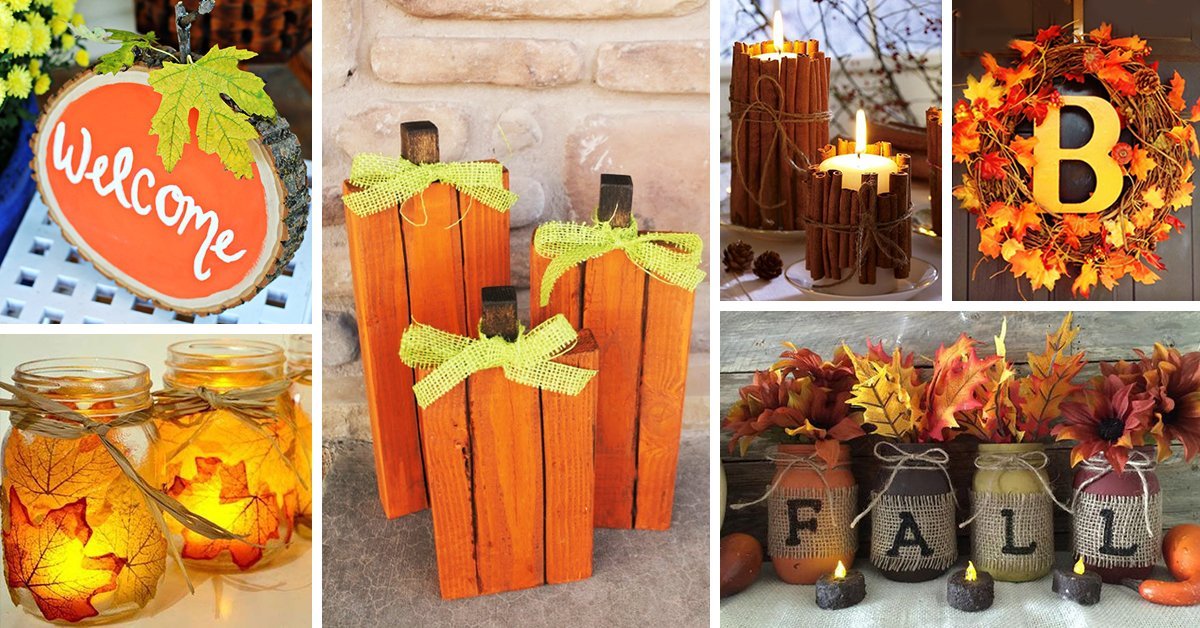 Featured image for “52 Easy and Cheap DIY Fall Craft Ideas for Adults and Kids”