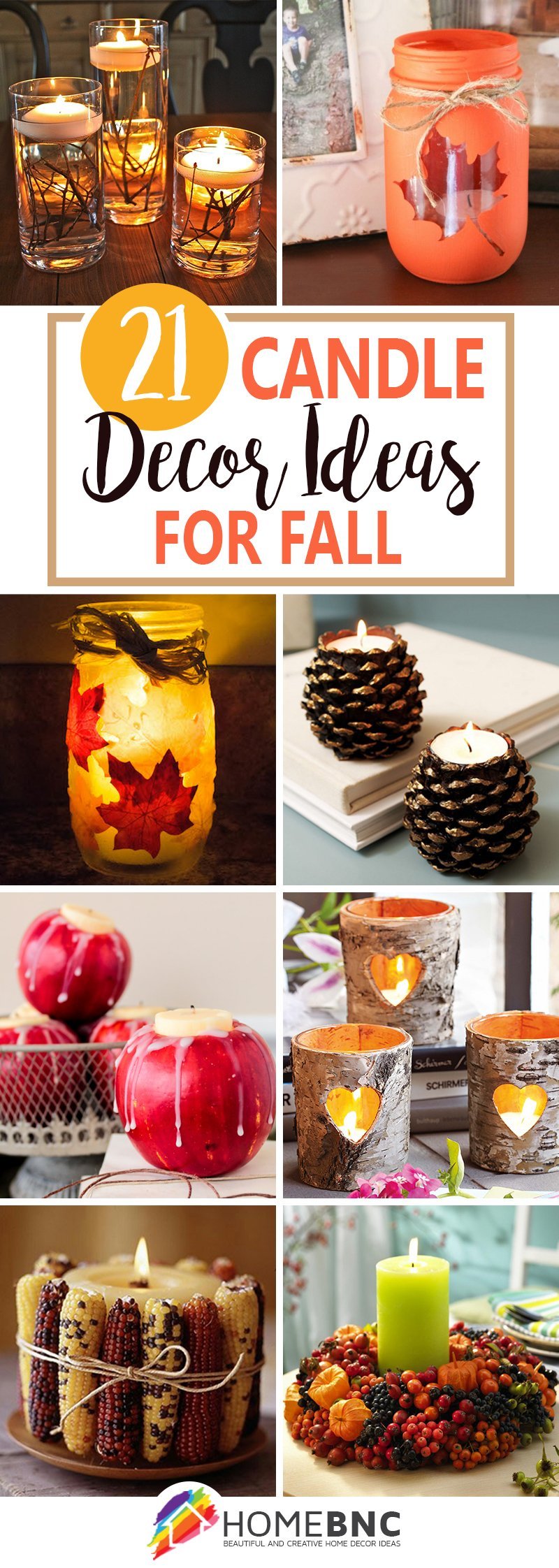 Fall Candle Decorations