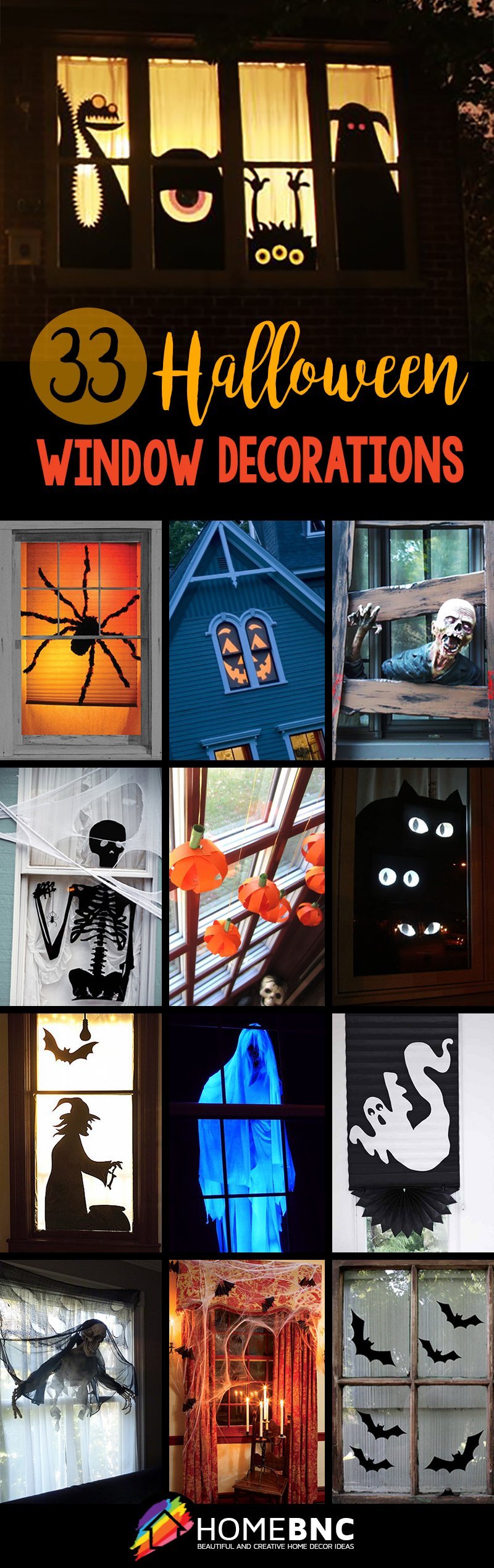 Halloween Window Decorations