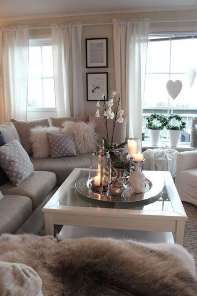 Gorgeous yet Cozy Rustic Chic Living Room Décor