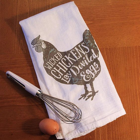 Funny Dish & Tea Towel