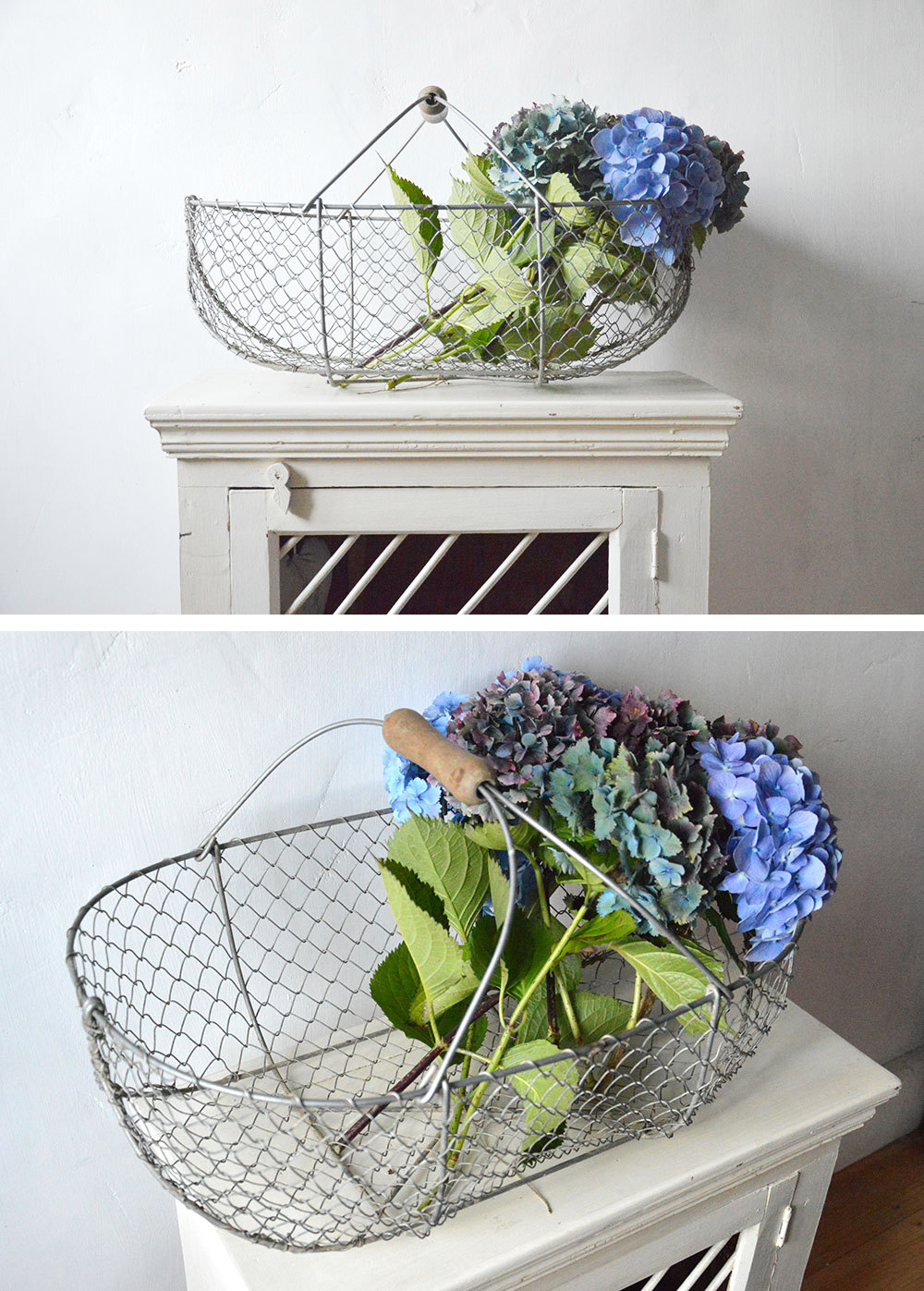 Large French Wire Storage Basket