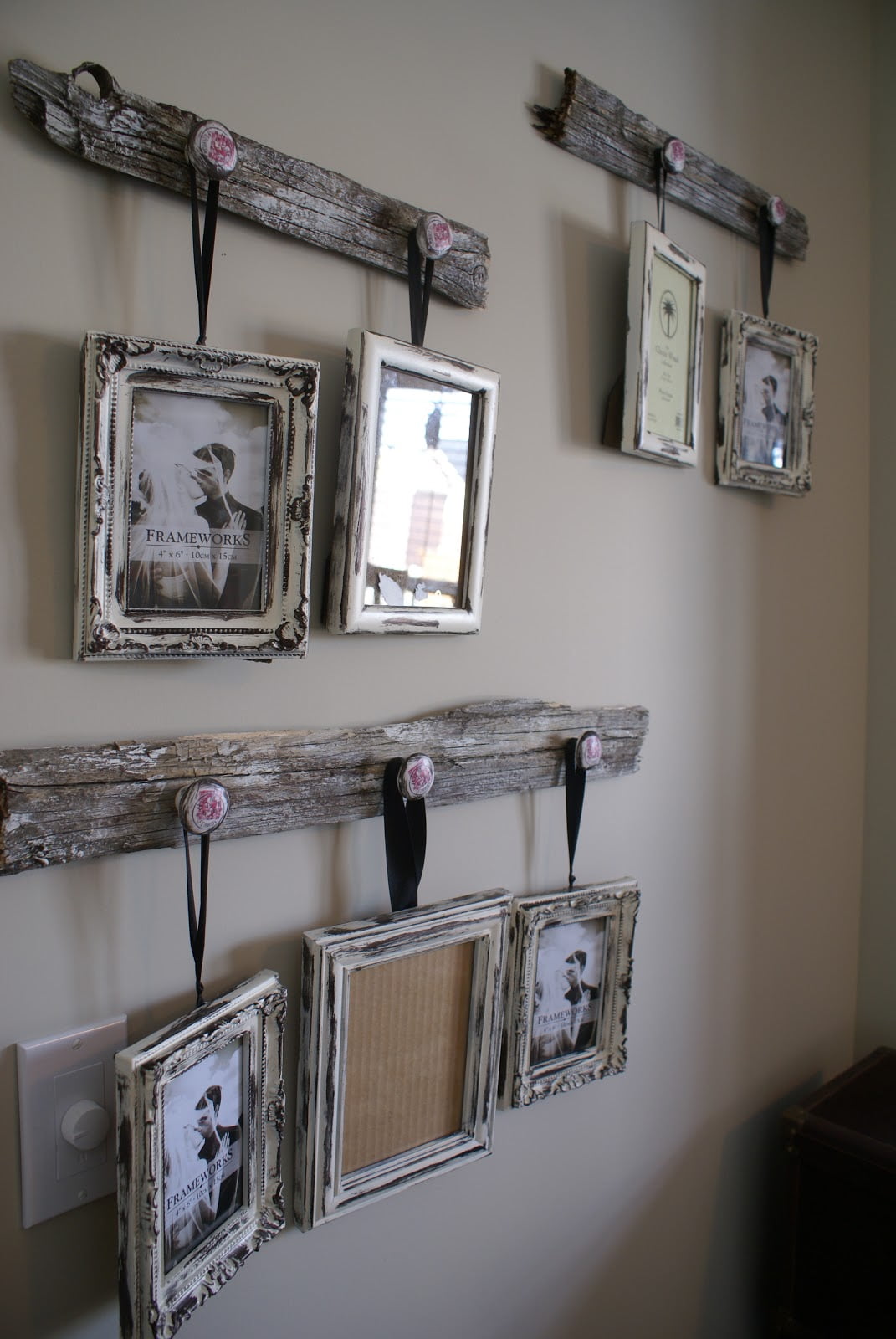 Antique Drawer Pull Picture Frame Hangers