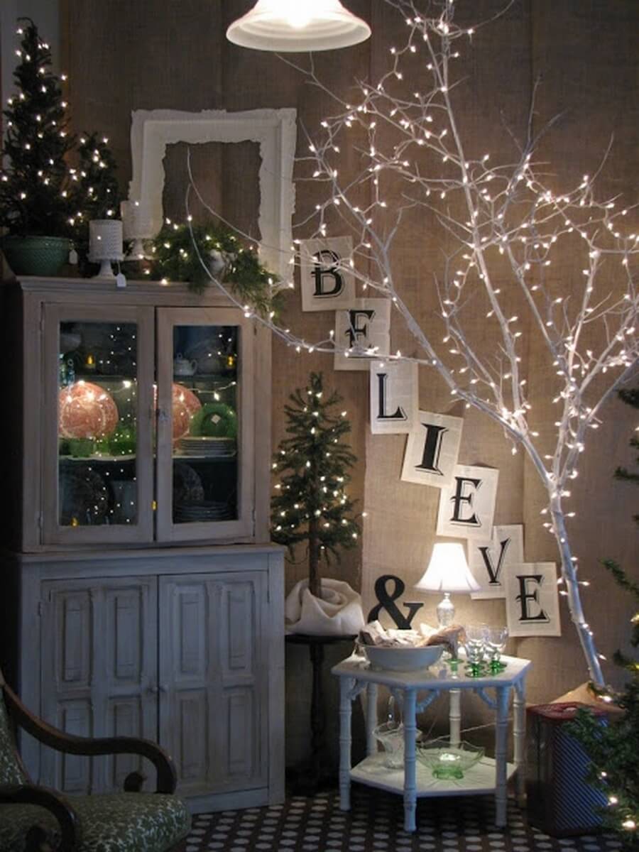 Corner Christmas Display