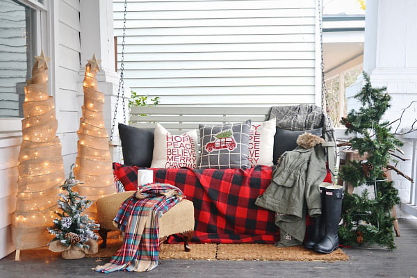 Intimate Front Porch Swing