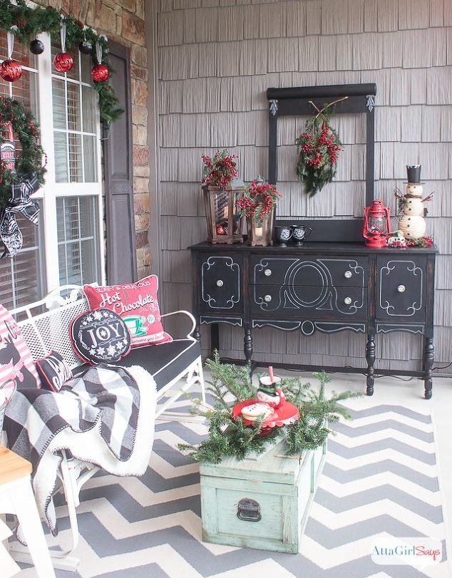 Re-purposed Holiday Vanity