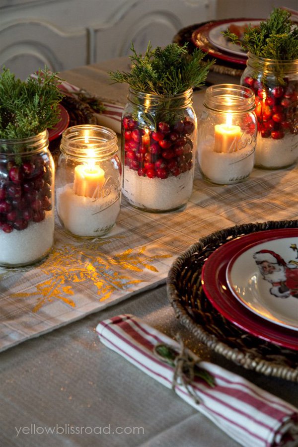 Mason Jar Centerpiece