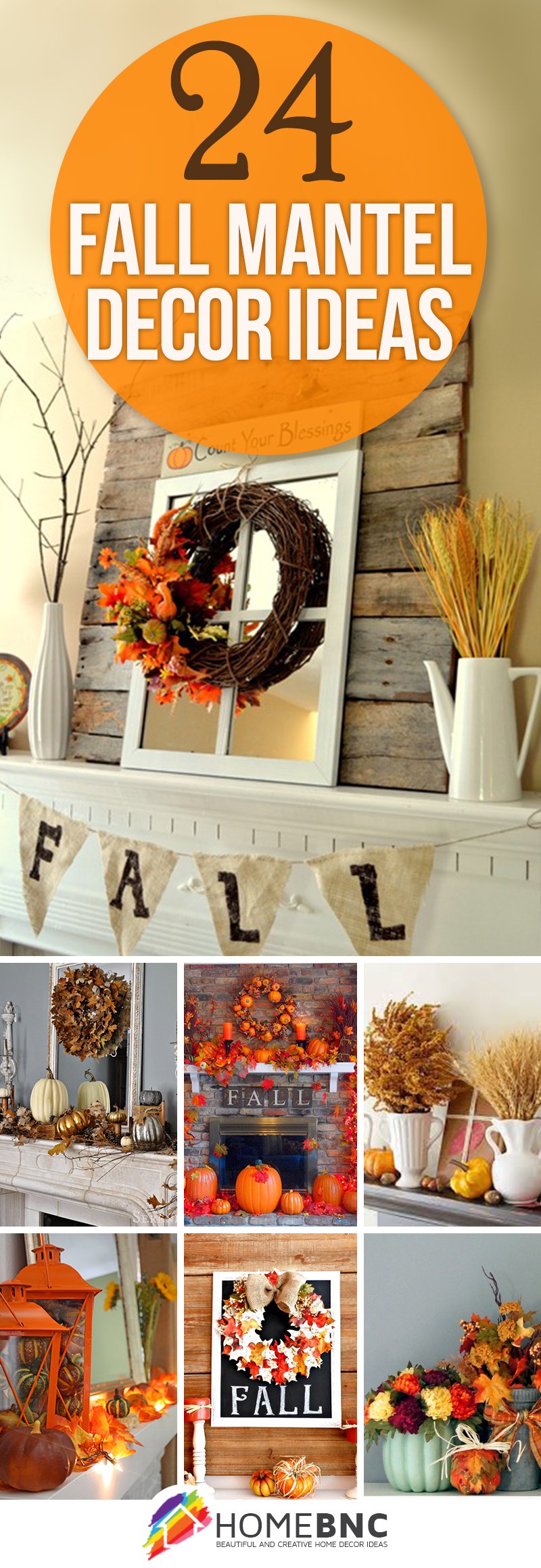 Fall Mantel Decorations