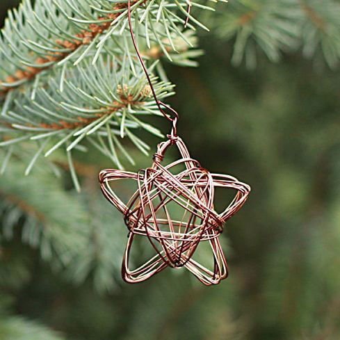 Copper Twine Ornament