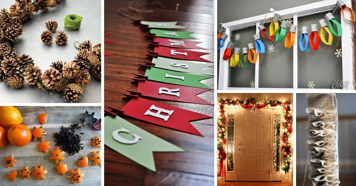 Featured image for “50 Best DIY Christmas Garland Decorating Ideas”