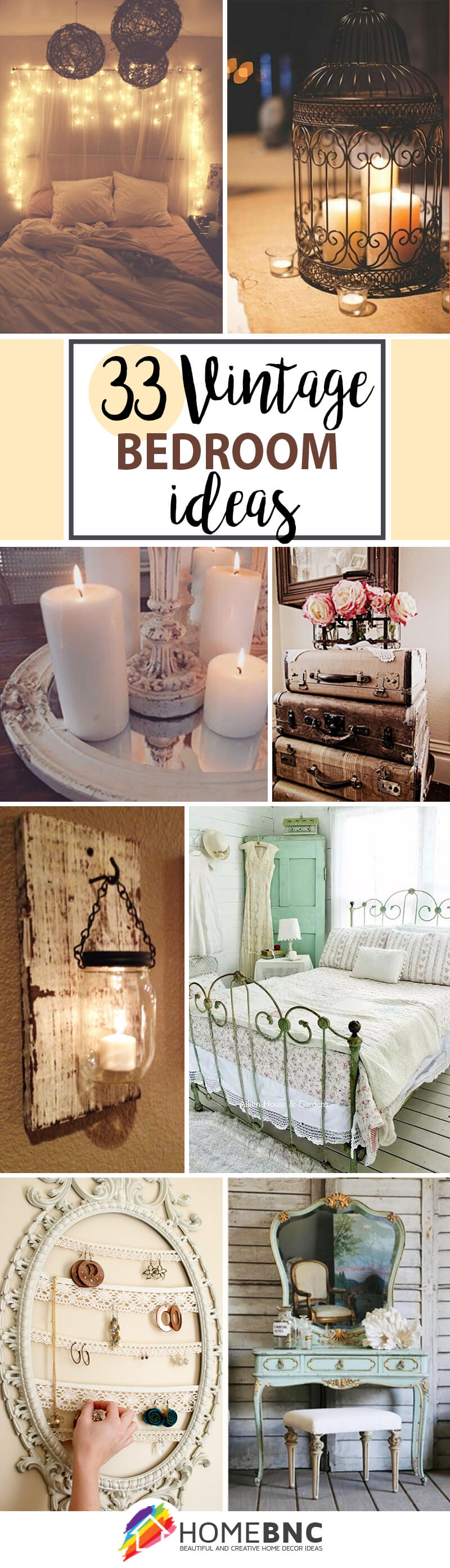 Vintage Bedroom Decorations