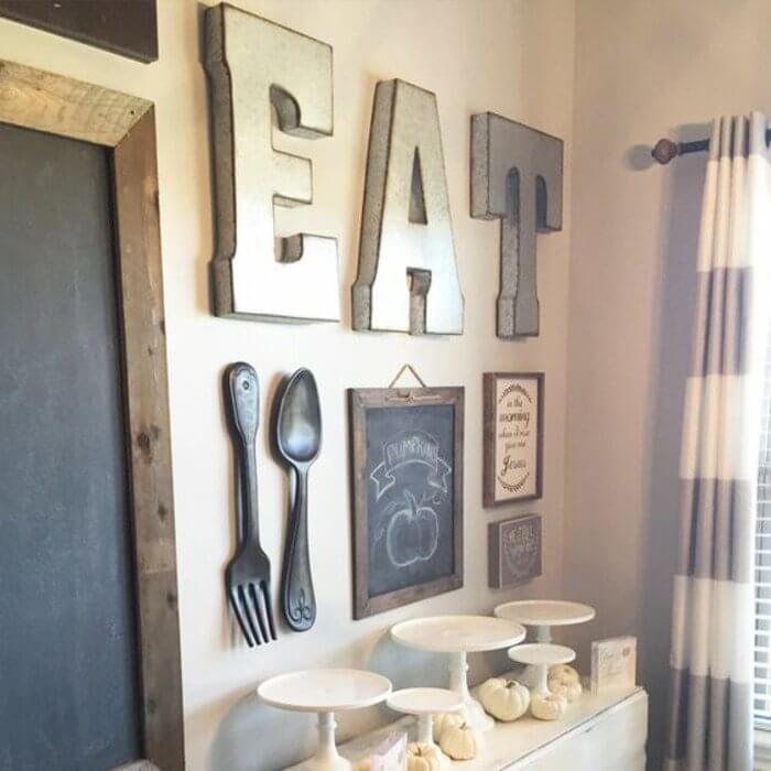 Create a Gallery Wall in the Kitchen