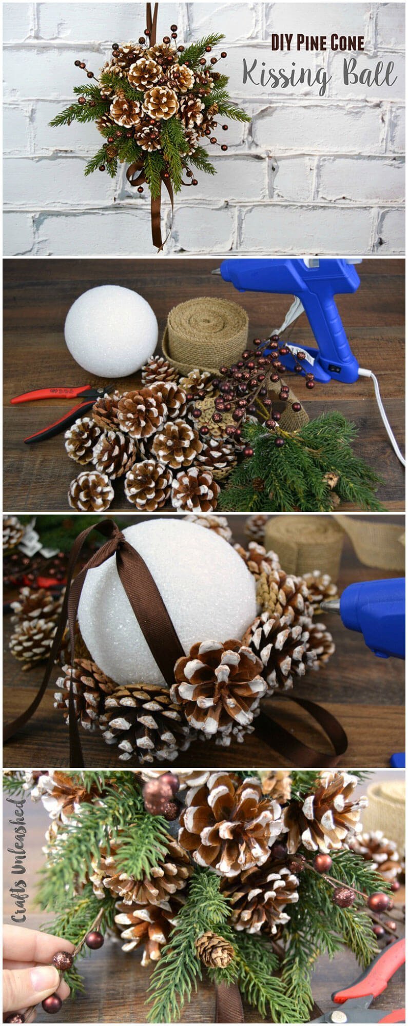 Ditch the Mistletoe! DIY Kissing Ball