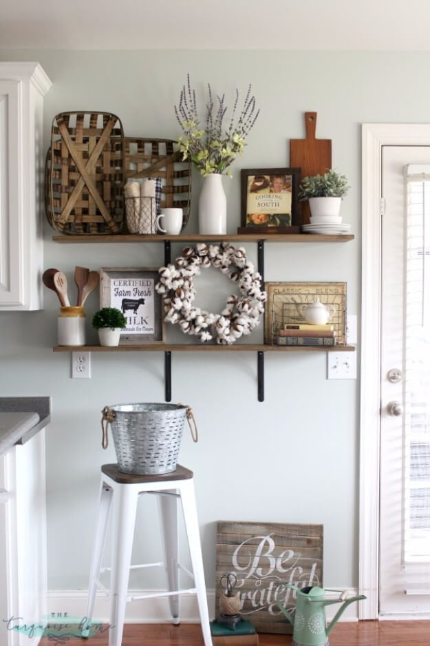 Plantation's Bounty Display Shelves