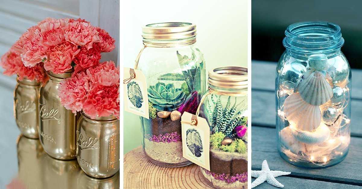 Featured image for “Get Creative with these 50+ DIY Mason Jar Crafts”