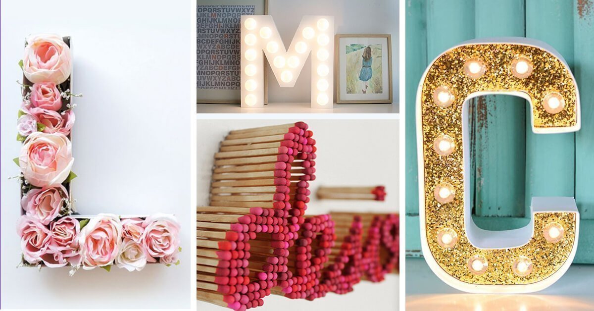 Featured image for “28 Fun and Affordable DIY Projects with Letters”