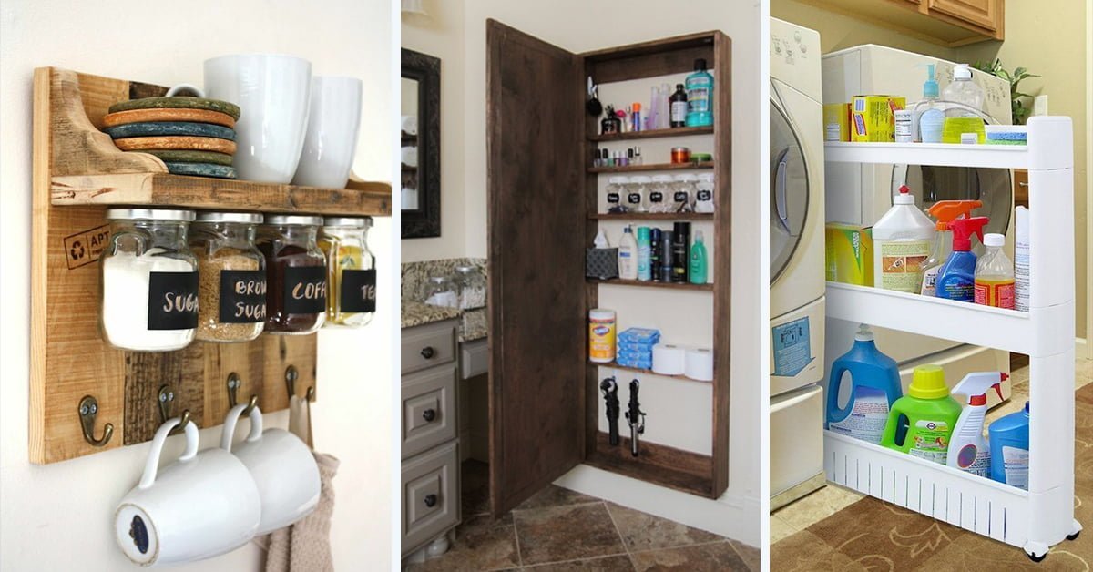Featured image for “55 Genius Storage Ideas for Small Spaces”