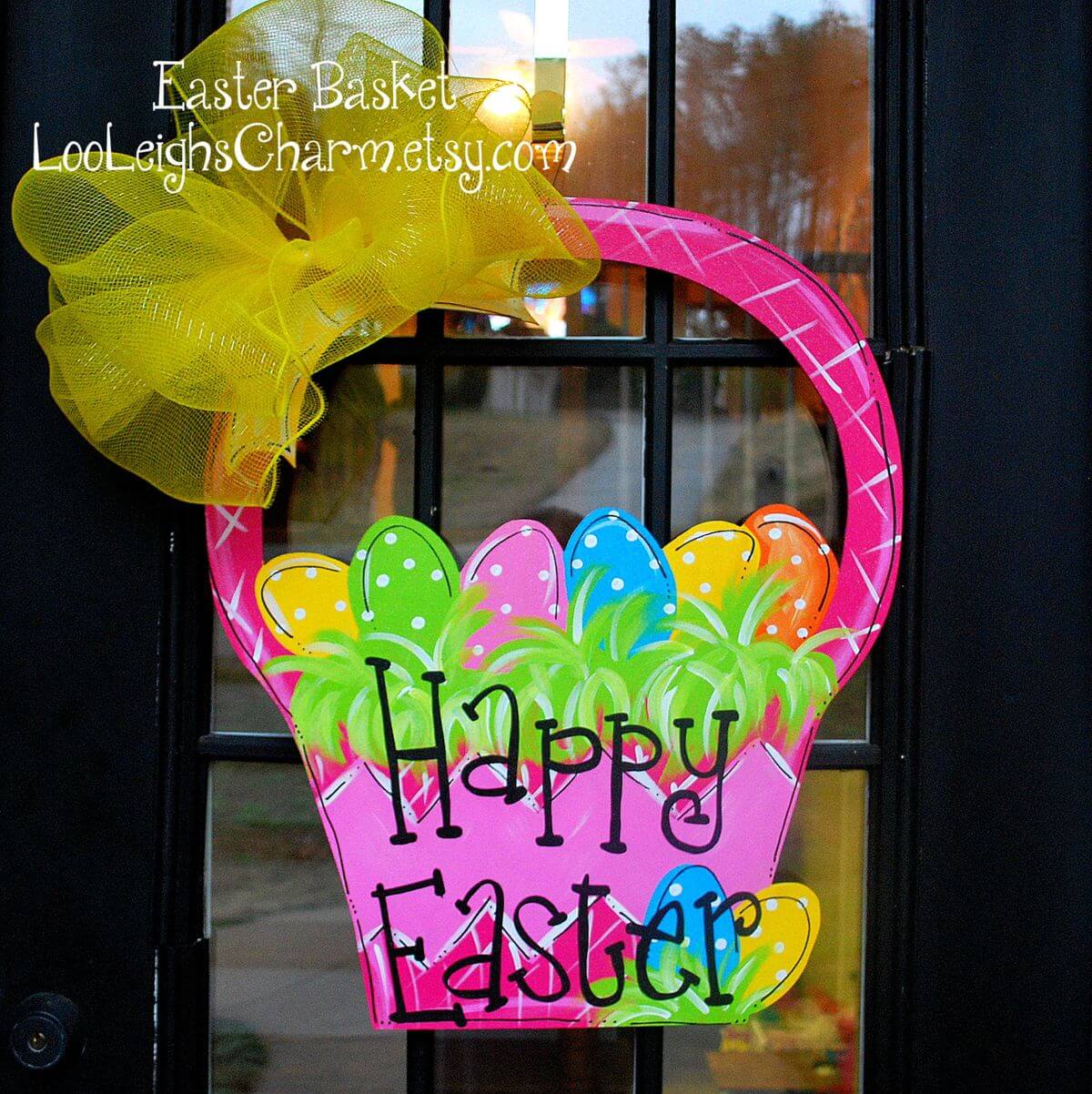 Bright Basket Door Decoration