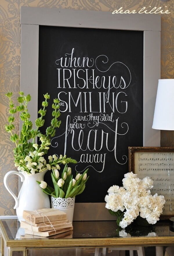 Irish Eyes Quote DIY Art