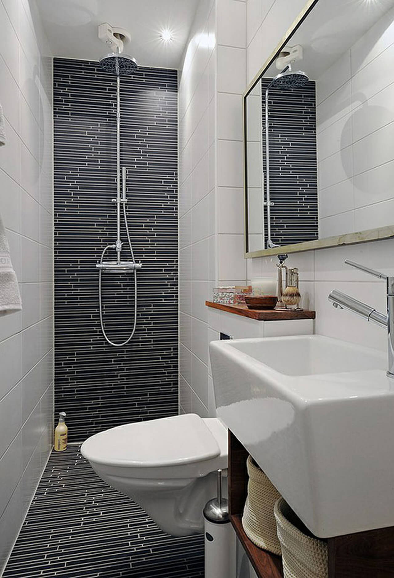 Bathroom Remodel: Curtain-Free Wet Room with Modern Tiles