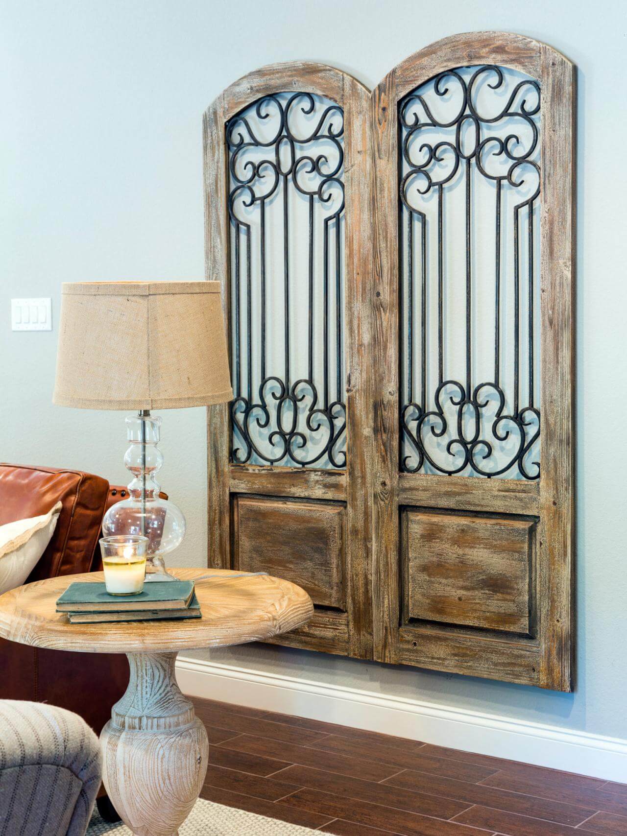 Arched Cabinet Door Wall Art