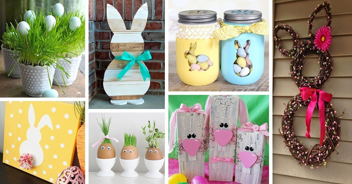 Featured image for 32 DIY Easter Decorations and Crafts Way Better than Dyed Eggs