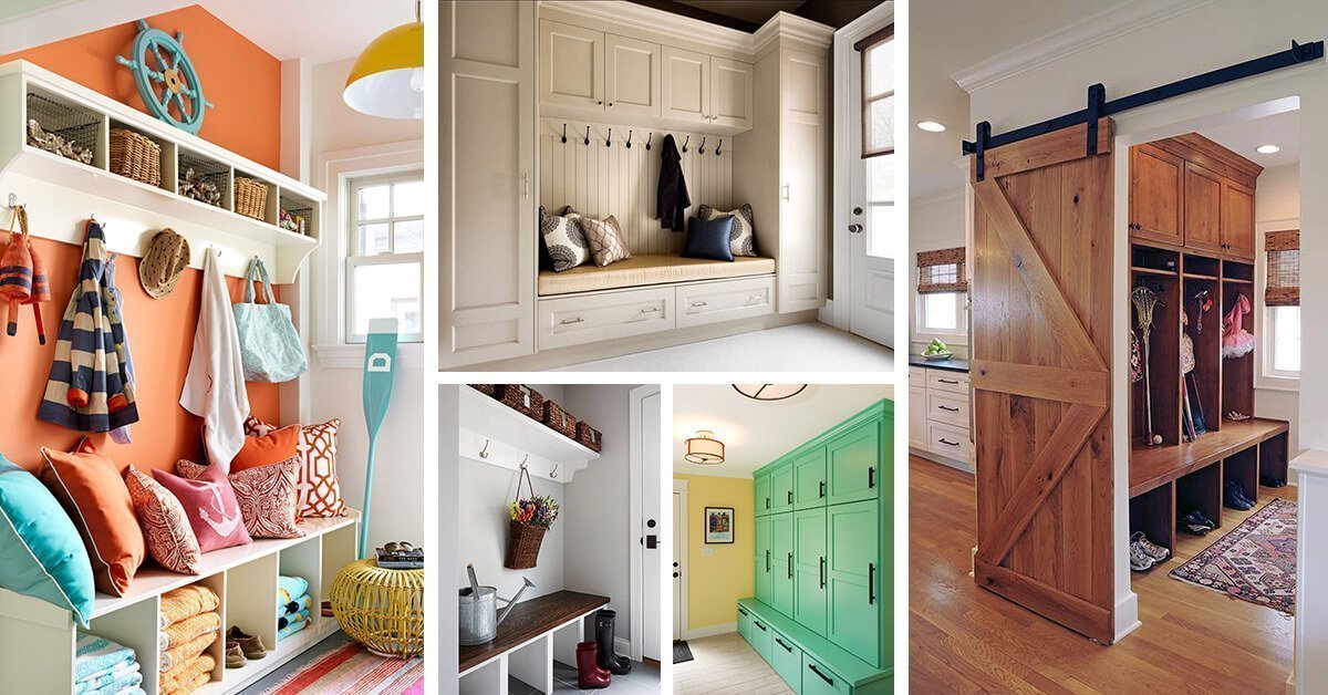 Featured image for “23 Mudroom Ideas to Brighten Your Entryway”