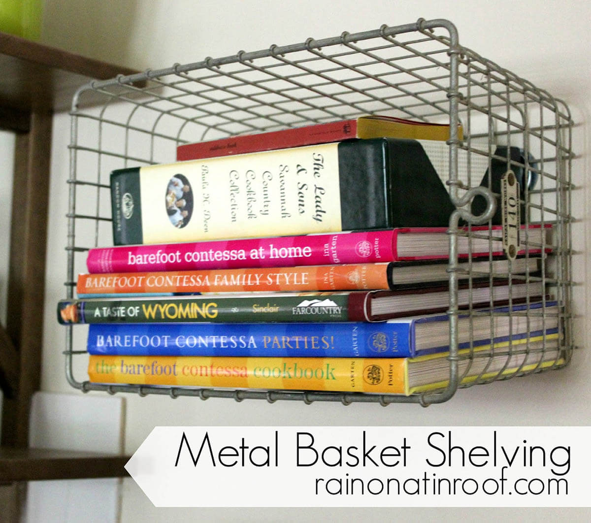 Easy DIY Hardware Store Wire Basket